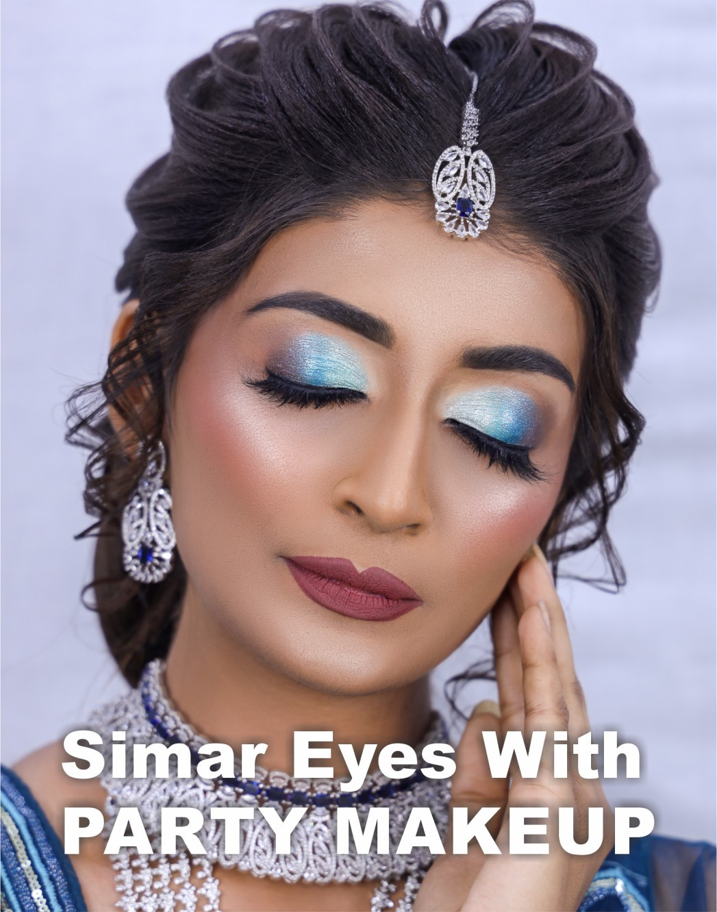 Simar Eyes With Party Makeup Look - Mkup003