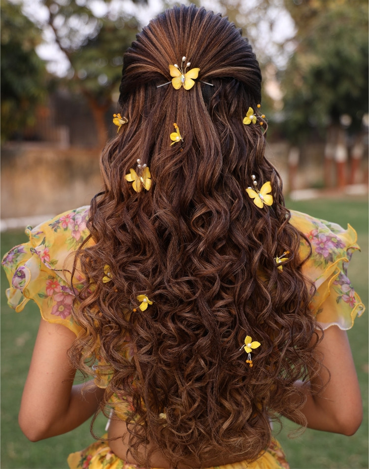 Curls With Open Look Hair Style Md0012