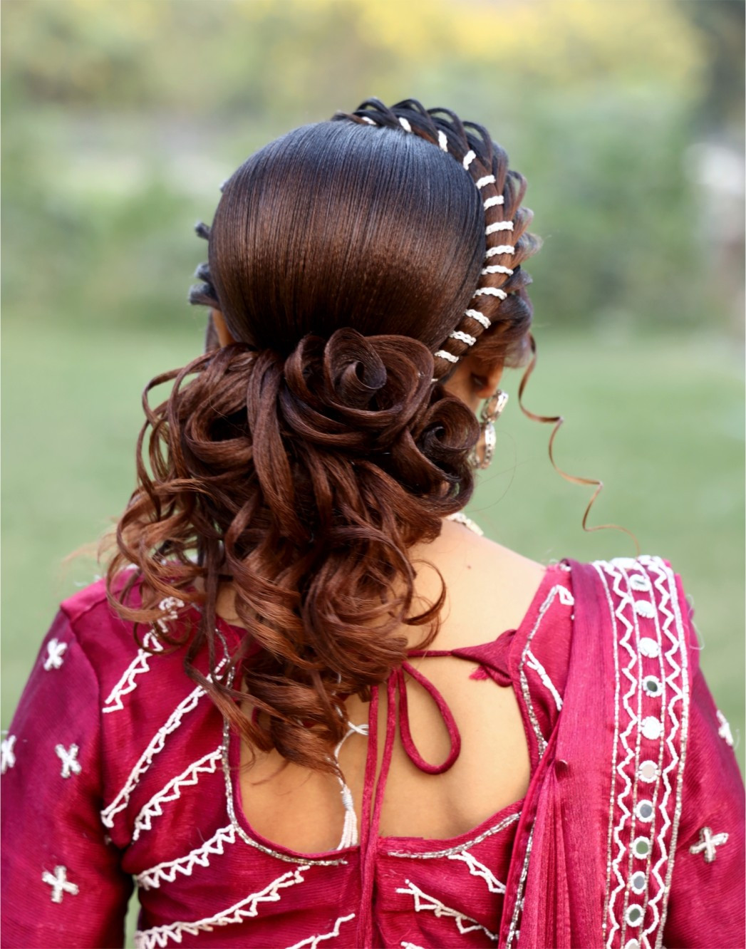 Lace Braid With  Messy Look Md0052