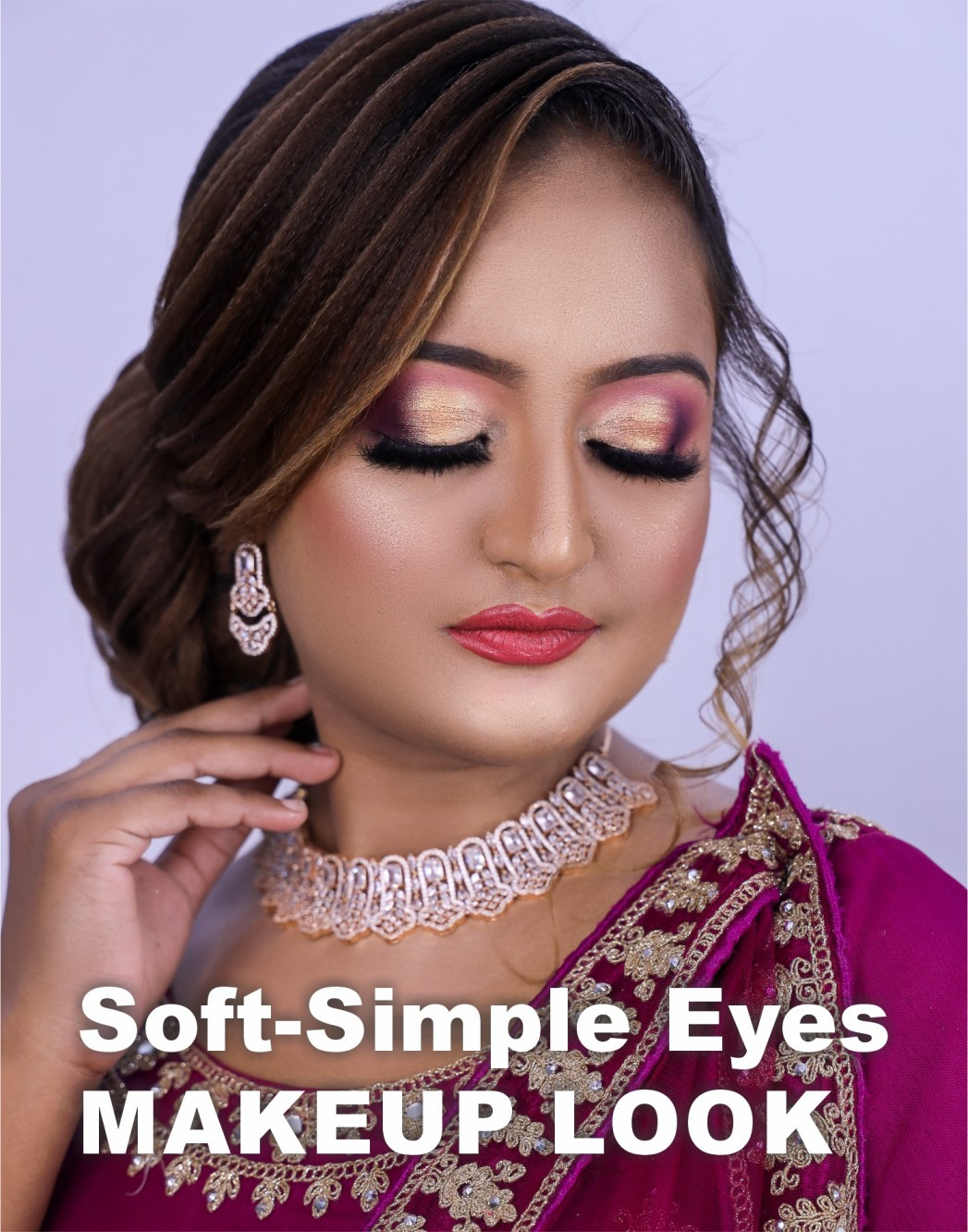Soft Eyes Makeup Look - Mkup005