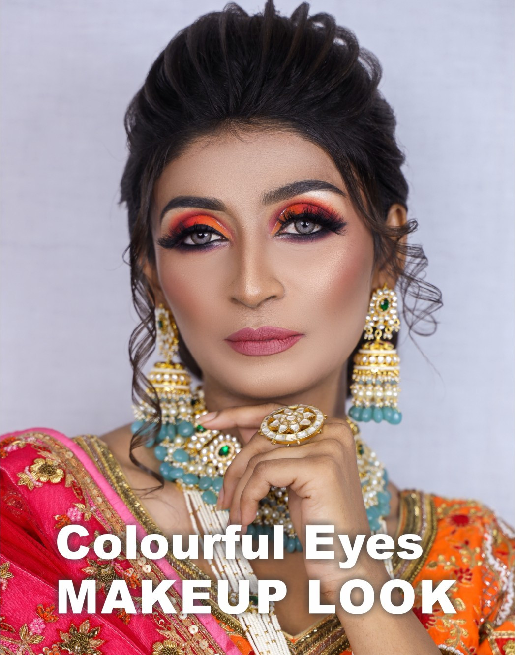 Colourful Eyes Makeup Look - Mkup 004